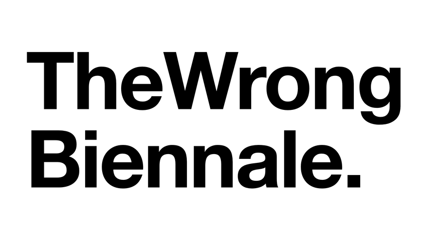 The Wrong Biennale logo